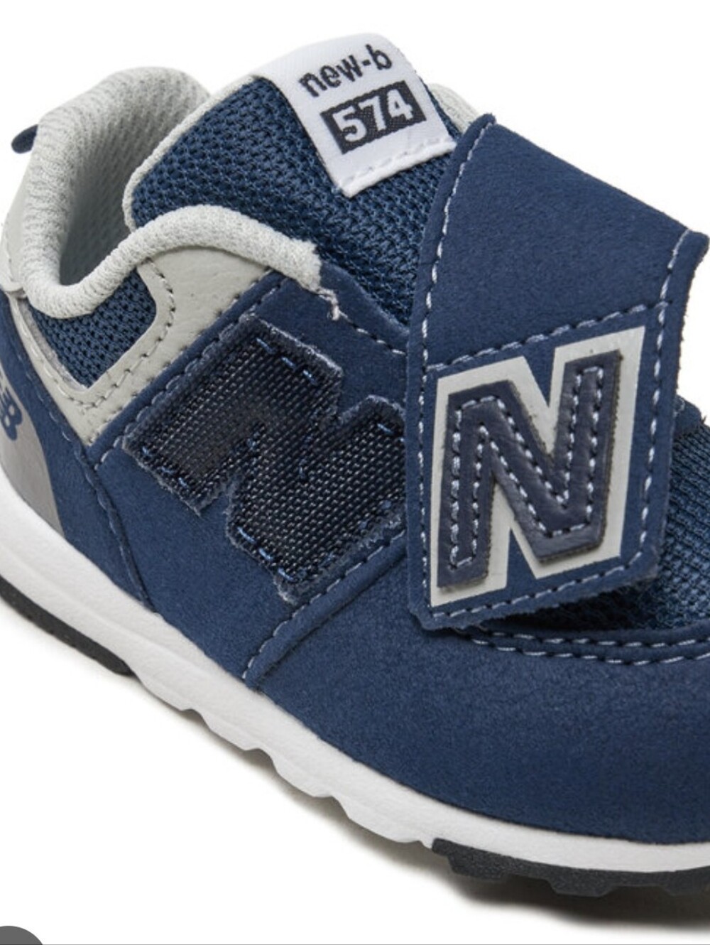 New Balance 574 NEW-B hook-and-loop toddler shoes